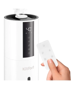 Купить Воздухоувлажнитель Kitfort KT-3851 белый; черный  в E-mobi