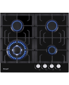 Купить Встраиваемая варочная панель газовая Weissgauff HGG 641 BV черный в E-mobi