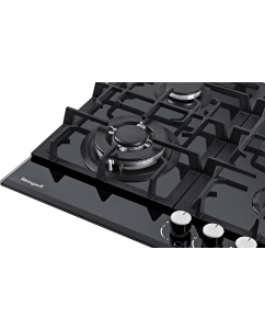Купить Встраиваемая варочная панель газовая Weissgauff HGG 641 BV черный  в E-mobi