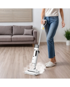 Купить Паровая швабра Kitfort КТ-1062 белый  в E-mobi