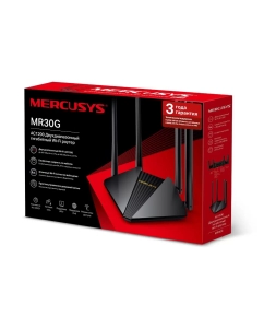 Купить Wi-Fi роутер MERCUSYS MR30G Black  в E-mobi