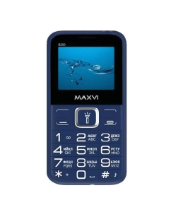 Купить Мобильный телефон Maxvi B200 Синий (4620039115757)  в E-mobi