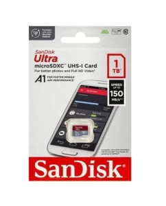 Купить Карта памяти Micro SecureDigital 1Tb SanDisk Ultra microSDXC class 10 UHS-1 A1  в E-mobi