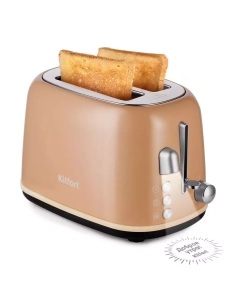 Купить Тостер Kitfort КТ-6223 бежевый в E-mobi