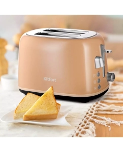 Купить Тостер Kitfort КТ-6223 бежевый  в E-mobi