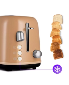 Купить Тостер Kitfort КТ-6223 бежевый  в E-mobi