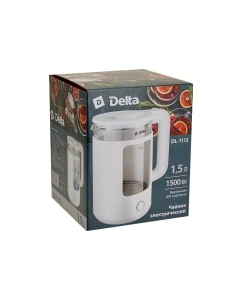 Купить Чайник электрический Delta DL-1112 1.5 л белый  в E-mobi