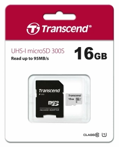 Купить Карта памяти Transcend Micro SDHC 16Гб (TS16GUSD300S-A) в E-mobi