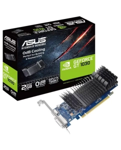 Купить Видеокарта ASUS NVIDIA GeForce GT 1030 Silent LP (GT1030-SL-2G-BRK)  в E-mobi
