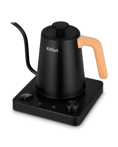 Купить Чайник электрический Kitfort KT-6726 1 л черный в E-mobi
