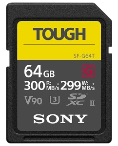 Купить Карта памяти SONY SD TOUGH SF-G64T/T1 64GB в E-mobi