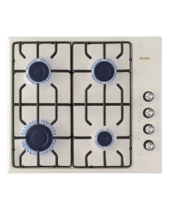 Купить Встраиваемая варочная панель газовая Simfer H60Q40R471 бежевый в E-mobi