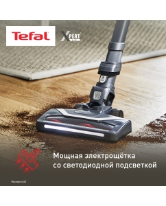 Купить Пылесос беспроводной Tefal X-PERT 6.60 Allergy TY6838WO, серый/фиолетовый  в E-mobi