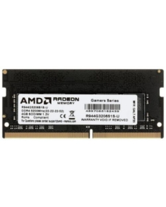 Купить Оперативная память AMD 4Gb DDR4 3200MHz SO-DIMM (R944G3206S1S-U) в E-mobi