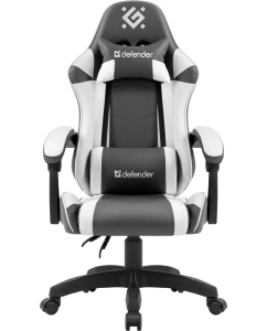 Купить Игровое кресло DEFENDER Fortune, серый, белый  в E-mobi