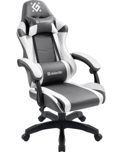 Купить Игровое кресло DEFENDER Fortune, серый, белый  в E-mobi