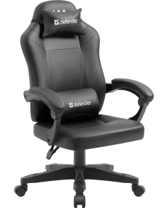 Купить Кресло игровое DEFENDER Master, черный в E-mobi