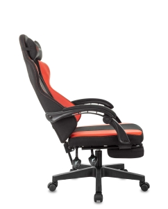 Купить Кресло игровое Zombie Rudger черный/красный  в E-mobi