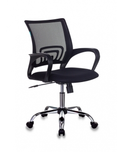 Купить Компьютерное кресло Бюрократ CH-695N/SL/BLACK, черный/серебристый в E-mobi