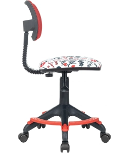 Купить Кресло детское Бюрократ CH-299-F красный TW-35N мультиколор сетка/ткань CH-299-F/REDLIPS  в E-mobi