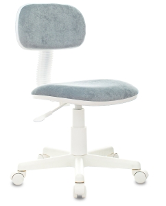Купить Кресло детское Бюрократ CH-W201NX/LT-28 серо-голубой, без подлокотников в E-mobi