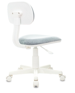 Купить Кресло детское Бюрократ CH-W201NX/LT-28 серо-голубой, без подлокотников  в E-mobi