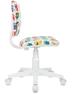 Купить Кресло детское Бюрократ CH-W204NX белый монстры крестов. пластик пластик белый  в E-mobi