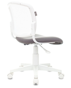 Купить Кресло детское Бюрократ CH-W296NX/NEO-GREY белый/светло-серый, сетка/ткань  в E-mobi