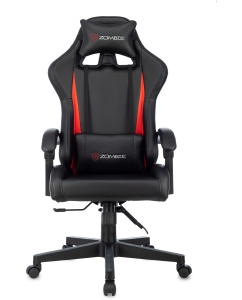 Купить Кресло игровое ZOMBIE GAME TETRA BR черный/красный  в E-mobi