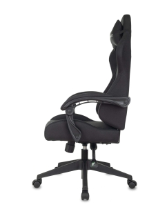 Купить Кресло игровое ZOMBIE PREDATOR B черный, ткань, с подголовником, крестовина пластик  в E-mobi