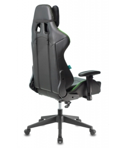 Купить Кресло игровое ZOMBIE VIKING 5 AERO LGREEN черный/салатовый искусственная кожа  в E-mobi