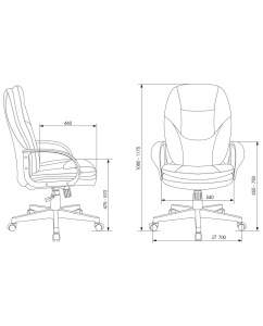 Купить Кресло для руководителя CH-868LT  в E-mobi