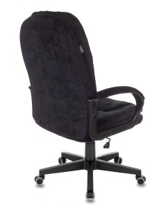 Купить Кресло руководителя Бюрократ CH-868N, обивка: ткань, цвет: черный  в E-mobi