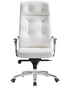 Купить Кресло руководителя Бюрократ DAO/WHITE, белый в E-mobi