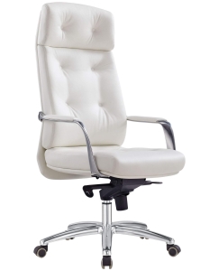Купить Кресло руководителя Бюрократ DAO/WHITE, белый  в E-mobi