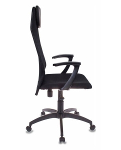 Купить Офисное кресло Бюрократ KB-8/BLACK 492617, черный  в E-mobi
