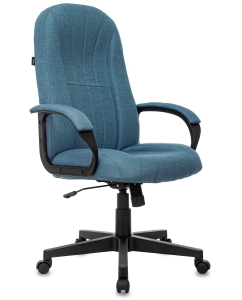 Купить Кресло руководителя Бюрократ T-898/415-BLUE синий, ткань, крестовина пластик в E-mobi
