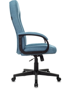 Купить Кресло руководителя Бюрократ T-898/415-BLUE синий, ткань, крестовина пластик  в E-mobi