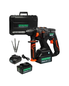 Купить Аккумуляторный бесщеточный перфоратор Electrolite BHD 26 21V 2 АКБ, 4 Ач, 2.6 Дж, кейс, оснастка 6148 в E-mobi