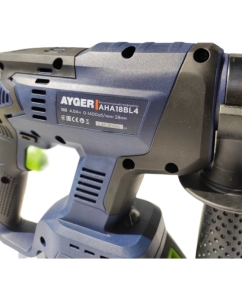 Купить Перфоратор аккумуляторный бесщеточный AYGER с одним аккумулятором 4Ah AHA18BL4  в E-mobi