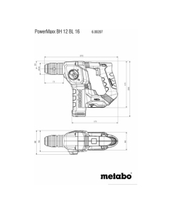 Купить Аккумуляторный перфоратор Metabo PowerMaxx BH 12 BL 16 600207850  в E-mobi