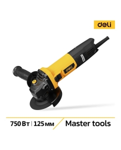 Купить Угловая шлифмашина сетевая DELI DL-JM125-E2 (750Вт, 125мм, 12000об/мин, картон) 166255 в E-mobi