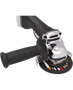 Купить Угловая бесщёточная аккумуляторная шлифмашина WORX 115 мм, 20В, 4Ач х1, ЗУ 2А WX813  в E-mobi