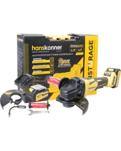 Купить Аккумуляторная УШМ Hanskonner 1BatterySystem HAG1812E в E-mobi