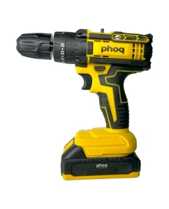 Купить Дрель аккумуляторная ударная PHOQ 36 Н/м 21В АКБ 2.0 Ач DYDB1-1  в E-mobi