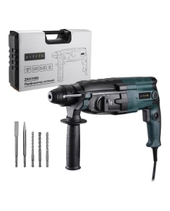 Купить Перфоратор сетевой Zitrek ZKH1000 в кейсе, с набором из 5 буров, 1000 Вт 085-1302 в E-mobi