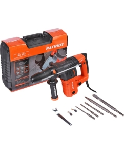 Купить Перфоратор PATRIOT RH 327 SDS+, мощность 1350 Вт, 3 режима работы, макс.диаметр 30 мм, набор буров и долот, глубиномер, кейс 140301337  в E-mobi