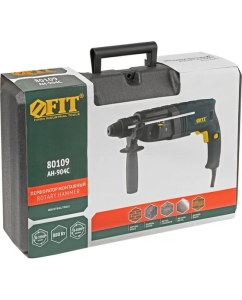 Купить Монтажный перфоратор FIT 900 Вт, 0-1150 об/мин, 0-5100 уд/мин, 3,3 Дж, 3 режима, SDS-plus, реверс 80109  в E-mobi