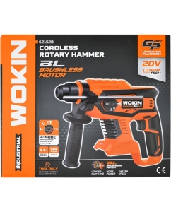 Купить Аккумуляторный перфоратор Wokin 20 В, sds-plus, 0-1400 об/мин, 4700 уд/мин, без аккумулятора и з/у 1352914  в E-mobi