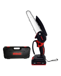 Купить Пила аккумуляторная цепная щеточная в кейсе 6 дюймов RINO CHS1-1С 21В АКБ1.5Ач CHS1-1C в E-mobi